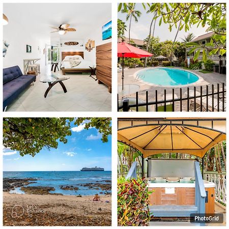 Downtown Hawaiian Theme Condo With Hot Tub, Pool & Beach - Kona Islander Inn カイルア・コナ エクステリア 写真